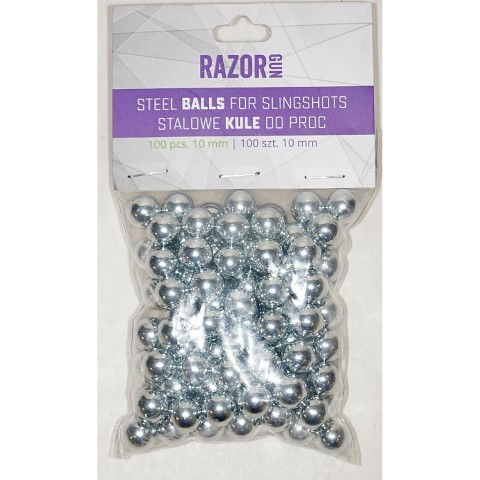 RAZOR STEEL ΒΛΗΜΑΤΑ ΣΦΕΝΔΟΝΑΣ 10mm (ΣΥΣΚ. 100τεμ.) - 33. Σφενδόνες ...