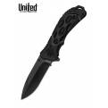 UNITED CUTLERY RAMPAGE ASSISTED OPEN FOLDER,BLACK HANDLE (UC2726B)