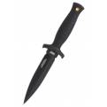 UNITED CUTLERY COMBAT COMMANDER BOOT KNIFE (BLACK BLADE - SHOULDER HARNESS) (UC2657)