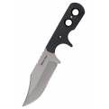 COLD STEEL Mini Tac Bowie, Neck Knife with Plain Edge (49HCF)