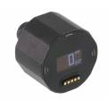 SEKHMET BLACK DIGITAL PRESSURE GAUGE 1/8BSP/0-400 bar 25mm
