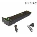 NORICA METAL REAR SIGHT FIBER OPTIC (MARVIC GOLD)