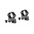 HAWKE PROFESSIONAL STEEL RING MOUNTS 30MM 2 PIECE WEAVER HIGH (23107)