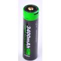 NEXTORCH 18650 3400mAh Li-ion Battery | USB-C Rechargeable