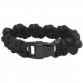 SURVIVAL PARACORD BRACELET (ΜΑΥΡΟ)