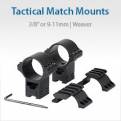 HAWKE TACTICAL TOPRAIL MOUNT 1" MEDIUM (9-11)