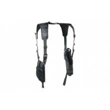 UTG® Law Enforcement Vertical Shoulder Holster, Left/Right Reversible, Black (PVC-H175B)