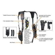 UTG® Law Enforcement Vertical Shoulder Holster, Left/Right Reversible, Black (PVC-H175B)