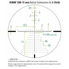 VORTEX VENOM 5-25X56 FFP EBR-7C MRAD (VEN-52502)