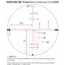 VORTEX RAZOR HD AMG 6-24x50, MRAD, EBR-7B (RZR-AMG-5)