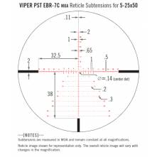 VORTEX VIPER PST 5-25X50 FFP GEN II EBR-7C MRAD (PST-5259)