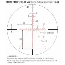 VORTEX STRIKE EAGLE 3-18X44 FFP MOA EBR-7C (SE-31801)