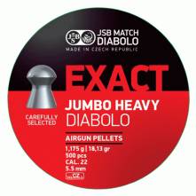 JSB EXACT JUMBO 5.53mm / 500, HEAVY (18,1 grains)