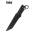 UNITED CUTLERY HONSHU AIZU RING FIRGHTER BLACK TANTO ΜΕ ΘΗΚΗ (UC3073)
