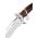 UNITED CUTLERY Hibben Legacy III Fighter Knife, brown wood (GH5090)