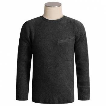 COLUMBIA  FEDERAL FLATS SWEATER - TITANIUM COLLECTION, WOOL (ΜΟΛΥΒΙ)