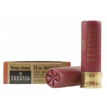 FEDERAL VITAL-SHOK MAGNUM COOPERPLATED  4 BUCK 12/76 ( 41-ΒΟΛΑ ΕΠΙΧΑΛΚΩΜΕΝΑ)(P1584B)