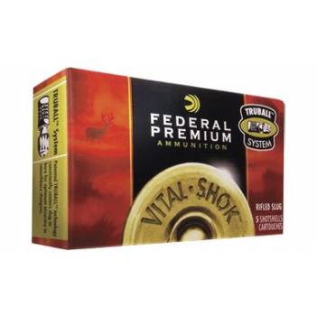 FEDERAL VITAL SHOK 12/70 TRUBALL HOLLOW POINT RIFLED SLUG -1OZ(PB127RS) FEDERAL VITAL SHOK 12/70 TRUBALL HOLLOW POINT RIFLED SLUG -1OZ(PB127RS)
