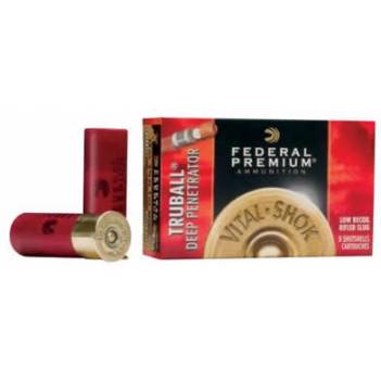 FEDERAL VITAL-SHOK 12/70  TRUBALL DEEP PENETRATOR RIFLED SLUG-1OZ (PB127DPRS) FEDERAL VITAL-SHOK 12/70  TRUBALL DEEP PENETRATOR RIFLED SLUG-1OZ (PB127DPRS)