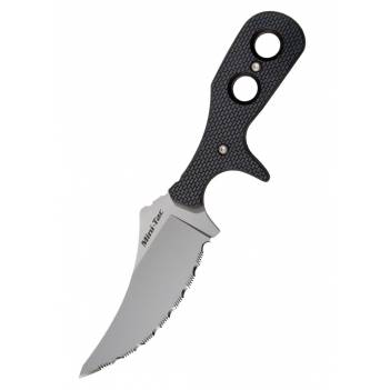 COLD STEEL MINI TAC SKINNER, NECK KNIFE WITH SERRATED EDGE (49HSFS)