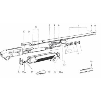 BERETTA MAT FORE END A300/A301/A302/A303/BREDA ALTAIR (AM)