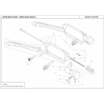 BENELLI COCKING BOLT HANDLE M-1/M-2/SBE/SBEII