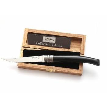 OPINEL ΣΟΥΓΙΑΣ ΚΕΡΑΤΟ SLIM Νο 10 Inox (ΜΑΥΡΟ ΧΡΩΜΑ)