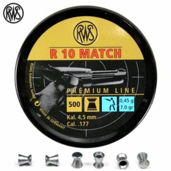 RWS R-10 MATCH PISTOL 4,49/500 (7 grains)