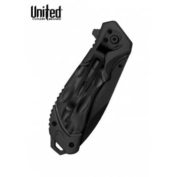 UNITED CUTLERY RAMPAGE ASSISTED OPEN FOLDER,BLACK HANDLE (UC2726B)