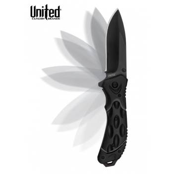 UNITED CUTLERY RAMPAGE ASSISTED OPEN FOLDER,BLACK HANDLE (UC2726B)