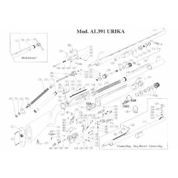 OPERATING ROD BERETTA 391 CAL12