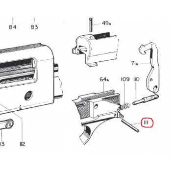 BERETTA CARRIER CATCH PLUNGER PIN A300/A301/A302/A303/A304/A390/AL391/BREDA ALTAIR
