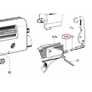 BERETTA CARRIER CATCH PLUNGER SPRING A300/A301/A302/A303/A304/A390/AL391/1200/1201/BREDA ALTAIR