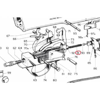 BERETTA CARRIER SPRING A300/A301/A302/A303/A304/A390/A391/BREDA ALTAIR