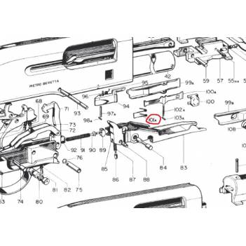 BERETTA CARTRIDGE LATCH SPRING A300/A301/A302/A303/BREDA ALTAIR