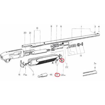 BERETTA FOREND FLANGE A300/A301/A302/A303/BREDA ALTAIR