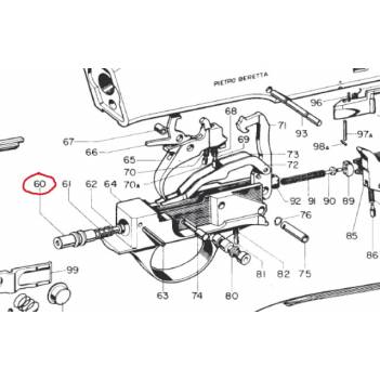 BERETTA  HAMMER SPRING GUIDE A300/A301/A302/A303/A304/A390/AL391/BREDA ALTAIR