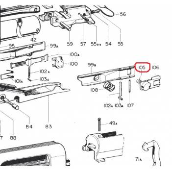 BERETTA CARTRIDGE LATCH BUTTON SPRING  A300/A301/A302/A303/A304/A390/AL391/1200/1201/1301/A300 OUTLANDER/BREDA ALTAIR
