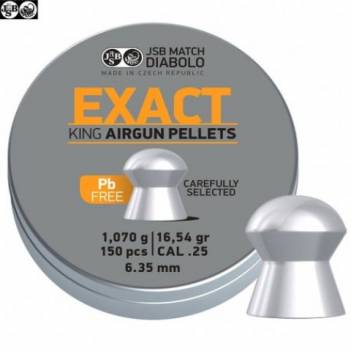 JSB EXACT KING LEAD FREE .25/150 (16,54 grains)