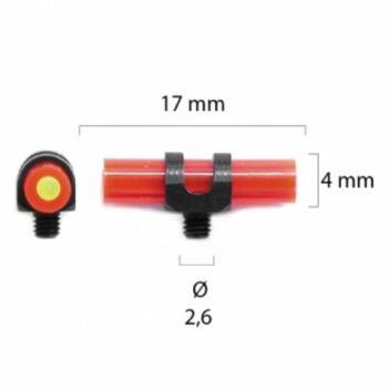 ΣΤΟΧΑΣΤΡΟ ΕΜΠΡΟΣΘΙΟ GH17/2,6 (GREEN HART) 17 mm