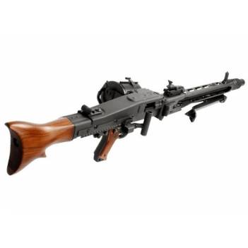 G&G Authentic GMG-42 WWII Airsoft 6mm Machine Gun AEG, Steel & Real Wood