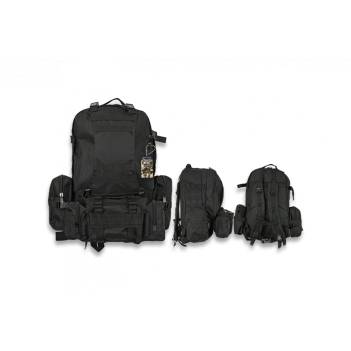 BARBARIC, Backpack. Black. 50 lt, (34881-NE)