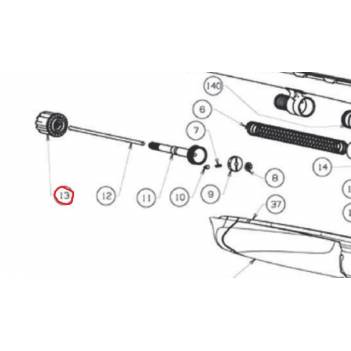 BERETTA FORE END CAP WITH SWIVEL 1301/300 XTREMA/350 XTREMA/A400