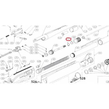 BERETTA GAS PISTON BUSH SNAP RING A391