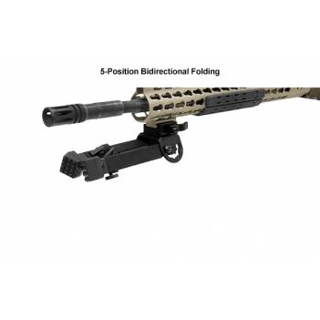 UTG® Rubber Armored Full Metal QD Bipod, 6.0"- 8.5" Center Height (TL-BP20Q-A)