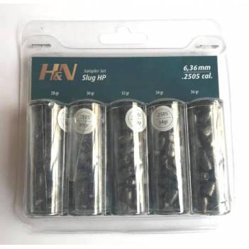H&N .2505 SLUG SAMPLER PACK 6.36 mm