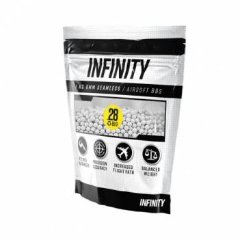 Infinity 0.28g 3,500ct Biodegradable Airsoft BBs (1kg)