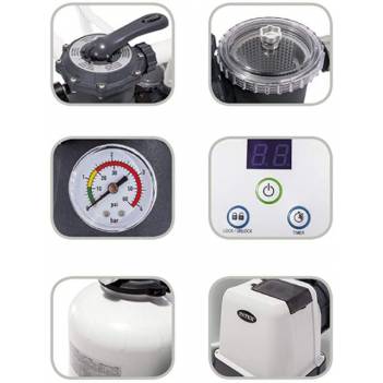INTEX 26646BS UNIVERSAL SAND FILTER PUMP (2100 Gal / hour)