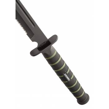 UNITED CUTLERY USMC Blackout Combat Sword with Nylon Sheath (UC3157)