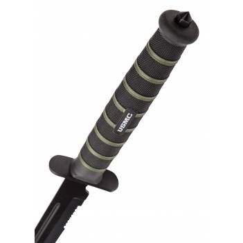 UNITED CUTLERY USMC Blackout Combat Sword with Nylon Sheath (UC3157)